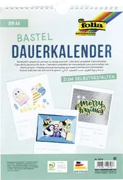 folia Calendrier mural crÃ©atif, A4, blanc