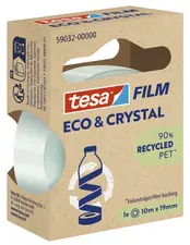tesa Film ruban adhésif ECO & CRYSTAL, 19 mm x 10 m