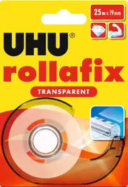 UHU Ruban adhésif rollafix avec dévidoir, transparent