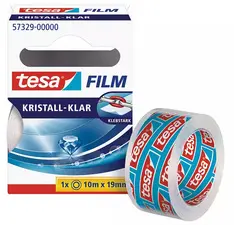 tesa Film Ruban adhésif pack de 10,15 mm x 10 m, transparent