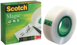 3M Scotch Ruban adhésif Magic 810, 12 mm x 33 m, invisible