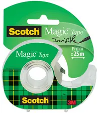 3M Scotch Ruban adhésif Magic 810, 19 mm x 30 m, invisible
