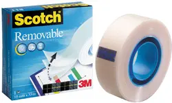 3M Scotch Ruban adhésif Removable 811, 19 mm x 33 m