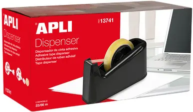 APLI Dévidoir de table, non équipé, noir