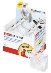 tesa Dévidoir à main Easy Cut, vide, présentoir, transparent