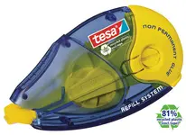tesa ecoLogo Roller de colle rechargeable nonPERMANENT GLUE