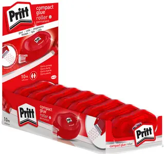 Pritt Roller de colle Compact, permanent, présentoir de 8