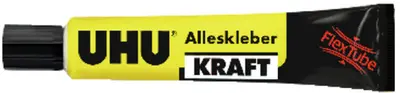 UHU Colle universelle Kraft, avec solvant, transparent, 18 g