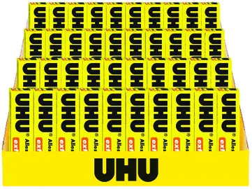 UHU Colle multi-usage extra, avec solvant, 31 g, présentoir