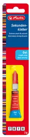 herlitz Colle instantanée gel, 3 g, dans un tube en métal