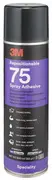 3M Colle aérosol Repositionable 75, repositionnable, 500 ml