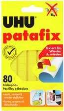 UHU Pâtes adhésives patafix, repositionnable, jaune