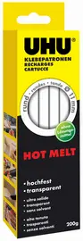 UHU Recharge pour pistolet Hot Melt, 200 g, transparent