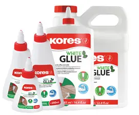 Kores Colle de bricolage "whiteGLUE" sans solvant, 60 ml