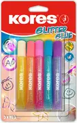 Kores Colle liquide "Glitter Glue", couleurs pastelles