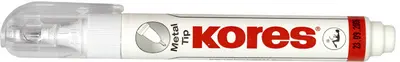 Kores Stylo correcteur "Metal Tip", blanc, contenu: 10 g