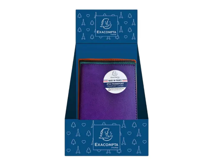 Box 20 étuis passeport RFID Assortis - Couleurs assorties - New
