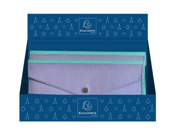 Box 12 pochettes DL Assortis - Couleurs assorties - New
