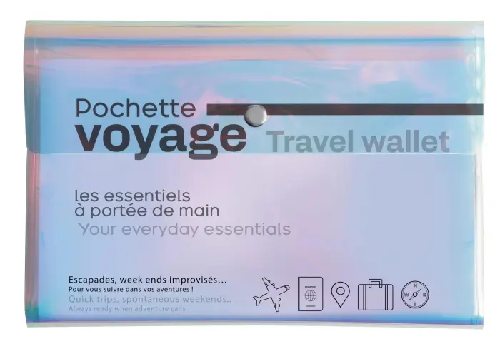 Pochette Voyage Iris - Bleu - New