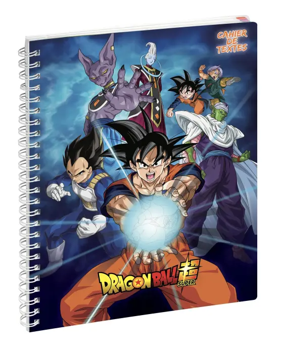 Cahier de textes Dragon Ball S Azur 17 x 22 cm - Visuel - New