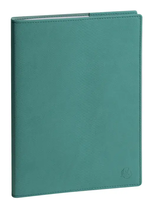 Agenda de bureau Lady 20 Alysse 15 x 21 cm Semainier Janvier à Décembre 2027 - Vert Lagon - New