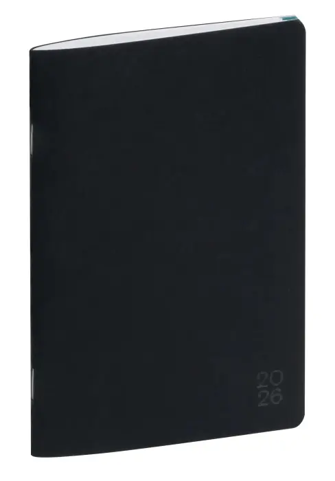 Agenda de poche EasySlim 15 Carte 10 x 15 cm Mensuel Janvier 2027 à Janvier 2028 - 13 mois - Noir