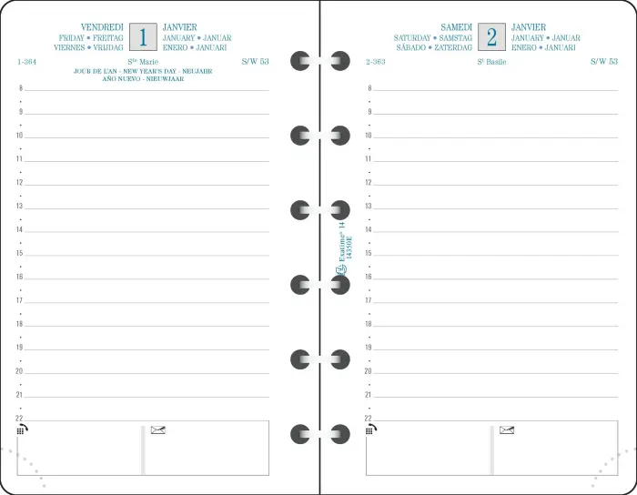 Recharge Exatime 14 - Journalier 1 jour - Janvier à Décembre 2027