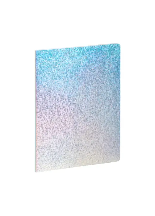 Notebook Ariel ligné et dots 10,5 x 15 cm - Argent