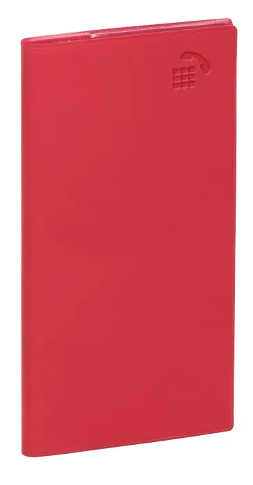 Carnet d'adresses Gobi 11 x 17.5 cm - Couleurs assorties