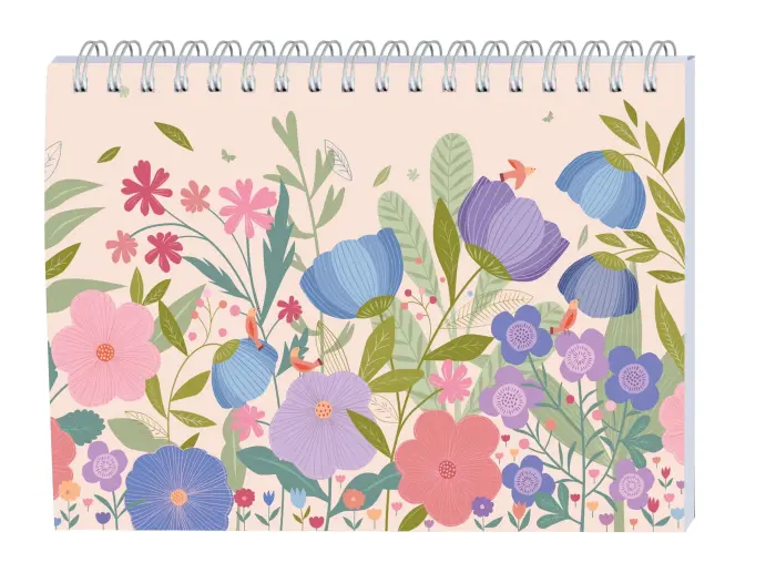 Hebdo-malin Mini Labo 21x15 Rose spirale - Visuel - New