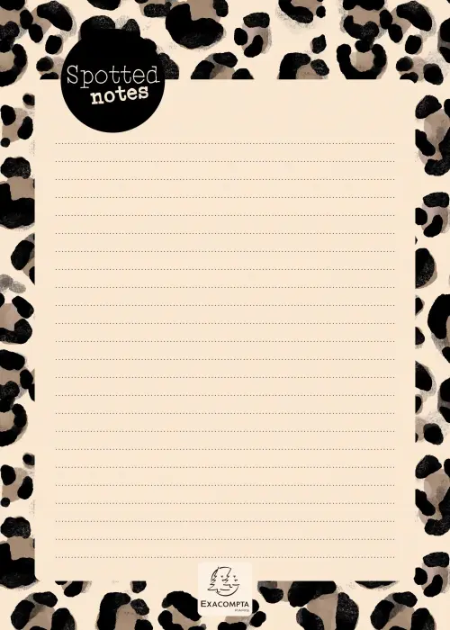 Bloc-notes A5 Roar Foncé - Visuel