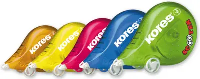 Kores roller correcteur jetable "SCOOTER - 5-Color", assorti