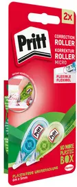 Pritt Rouleau correcteur Micro Roller, carte blister de 2