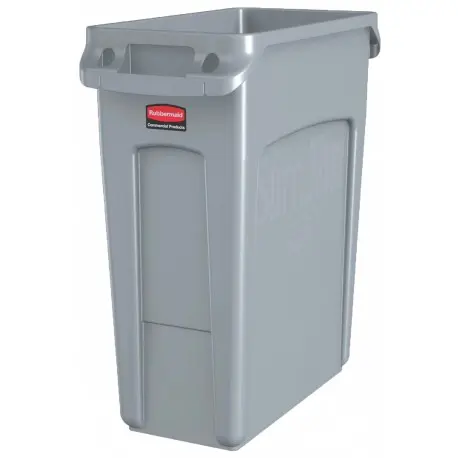 Collecteur gris SLIM JIM avec conduits d'aérations 60L