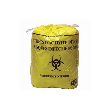 SP 15L jaune BD NF-X 30-501 18µ 400x350mm - Ct. de 500 Sacs