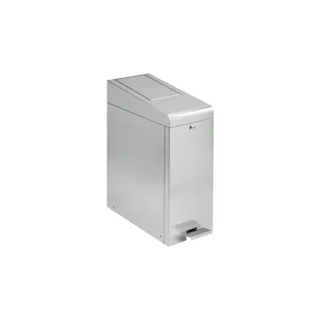 Poubelle hygiène féminine 30l inox brossé