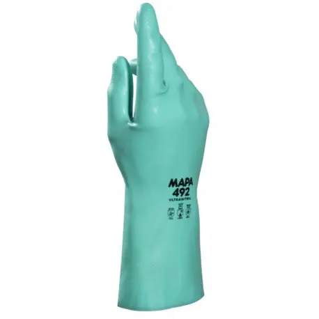 Gant nitrile vert type A ULTRANITRIL 492 (T6 à T11) - 1 paire