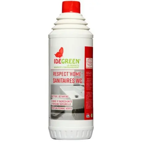 Gel WC nettoyant détartrant parfumé Ecocert RESPECT HOME-Flacon 1l