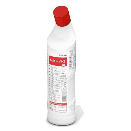 Gel WC détartrant écolabel MAXX INTO WC2-Flacon 750ml