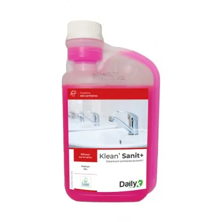 Détartrant sanitaires Ecolabel KLEAN'SANIT+ DAILYK GREEN - Doseur 1L