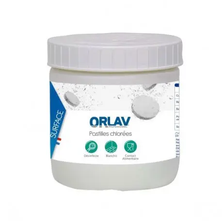 Javel en pastilles chlorées - Boîte de 150 (500g)