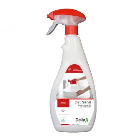 Détartrant sanitaire Ecolabel DET'SANIT DailyK Green - Spray 750 ml