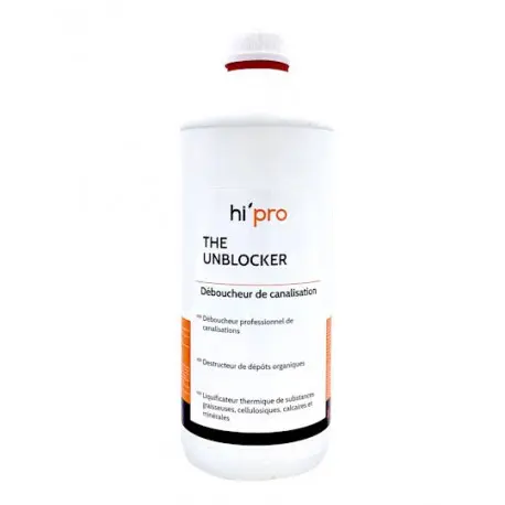 Gel déboucheur EASY PROWC THE UNBLOCKER - Bidon 1L