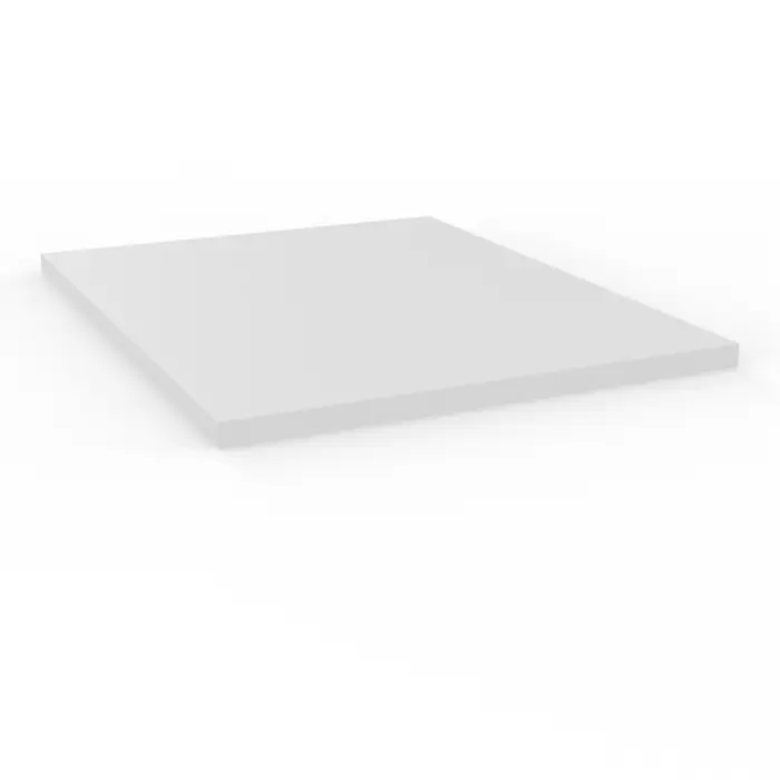 Top en mélamine blanc neige épaisseur 19mm pour caisson L. 42,3 cm x l. 53,5 cm