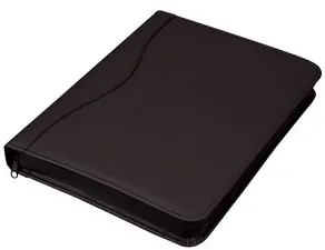 Alassio Serviette classeur "RONDO", A4, similicuir, noir