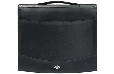 WEDO Porte-documents Elegance, A4, similicuir/nylon, noir