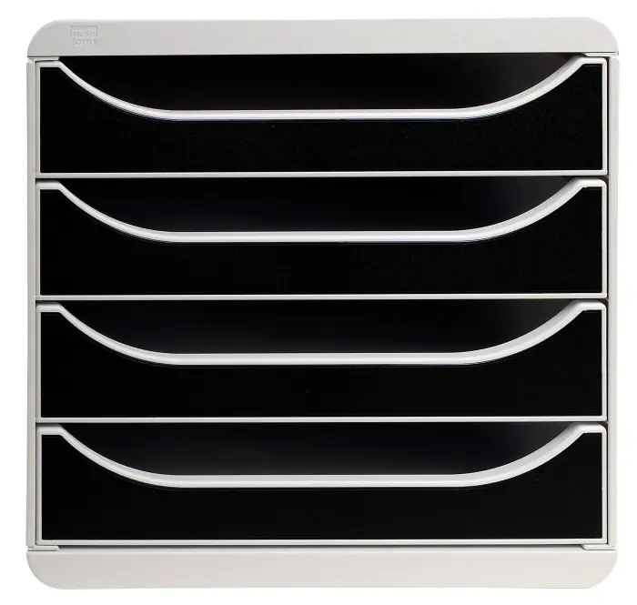 Module de classement Big Box 4 tiroirs Office - Noir