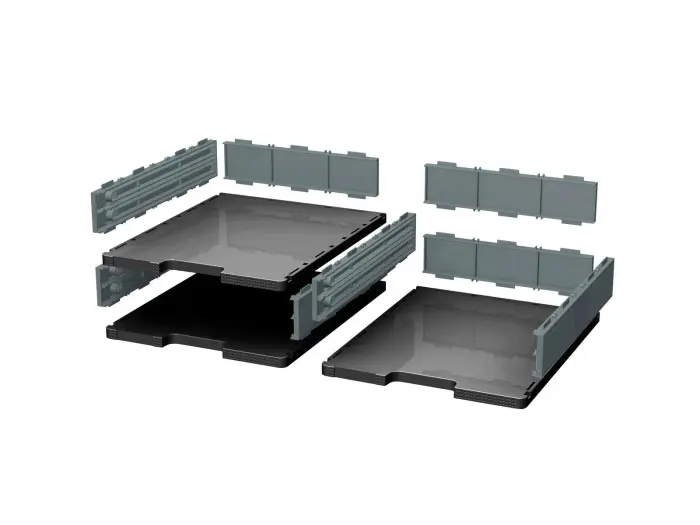 Module de classement Modulodoc set élément de base standard Ecoblack - Gris foncé