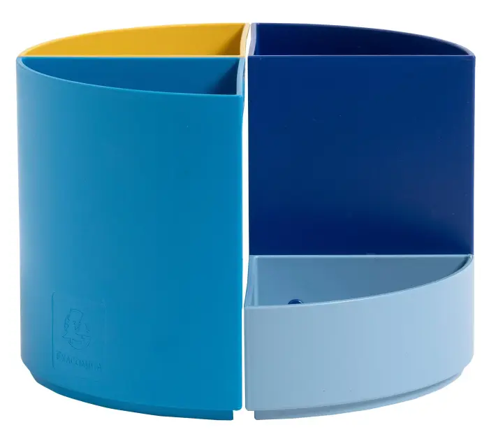 Pot à crayons modulable The Quarter Bee Blue - Couleurs assorties