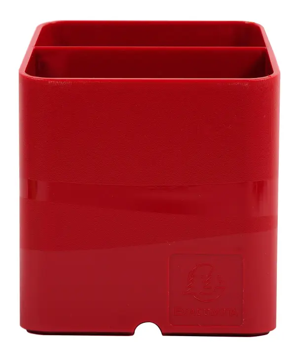 Pot à crayons Pen-Cube Iderama - Rouge carmin